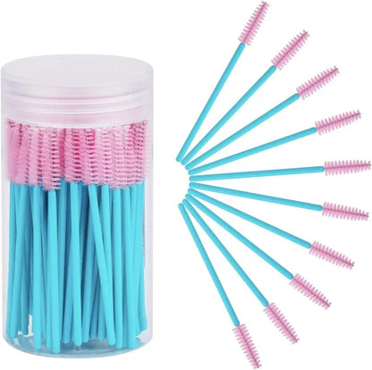 100 Brosses à Cils en cristal jetables