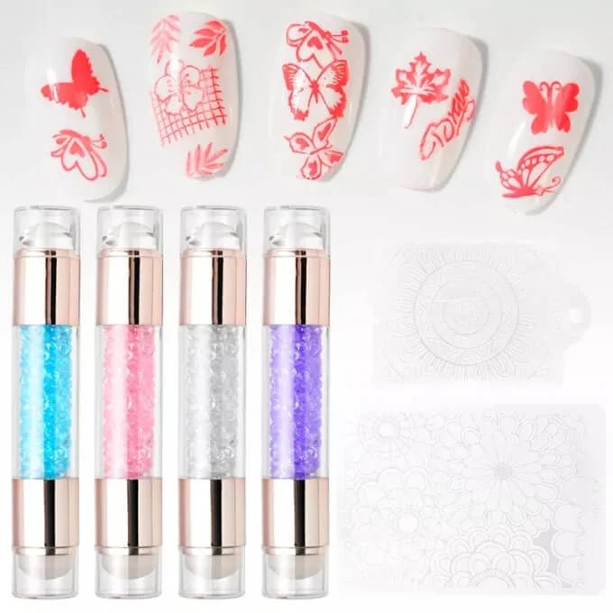 Tampons double face + plaque design