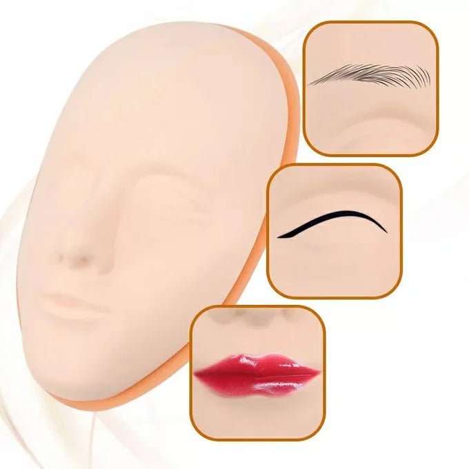 Tête de pratique de tatouage 5D