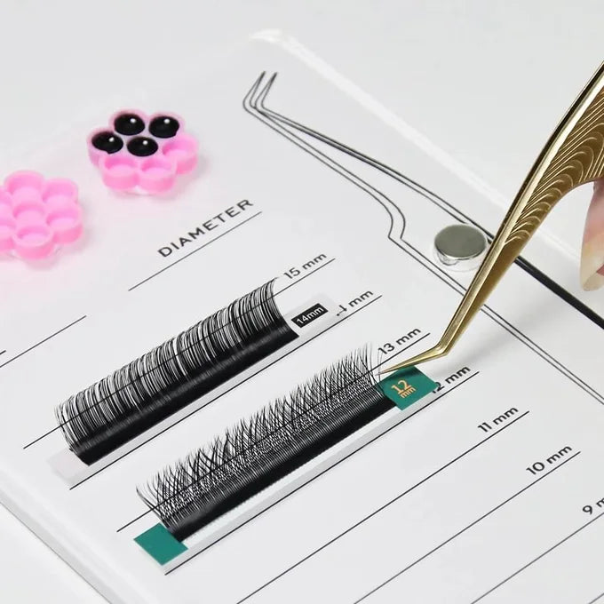 Plateau d'extension de cils 3 en 1