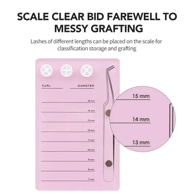 Plateau d'extension de cils 3 en 1